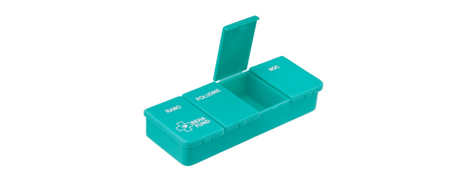Recipient pentru medicamente cu patru camere pentru o zi - Imagine 2